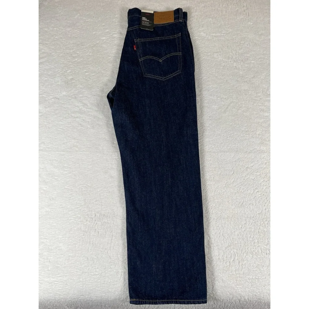 Levis 568 Premium Irregular Loose Straight Dark Wash Jeans Men's 36x30 (38x29)‎